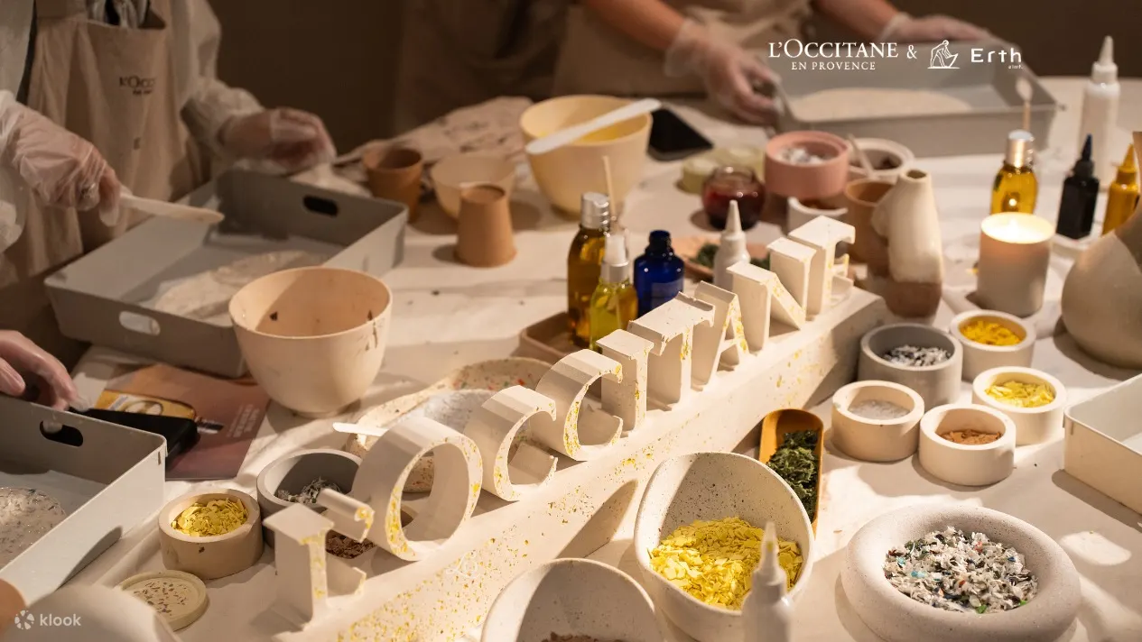 L’Occitane en Provence & EARTH ELEMENT 再生水磨石工作坊 | 火炭